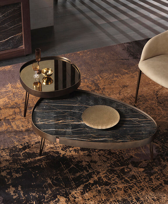 Tavolino in ceramica Lumiere 2