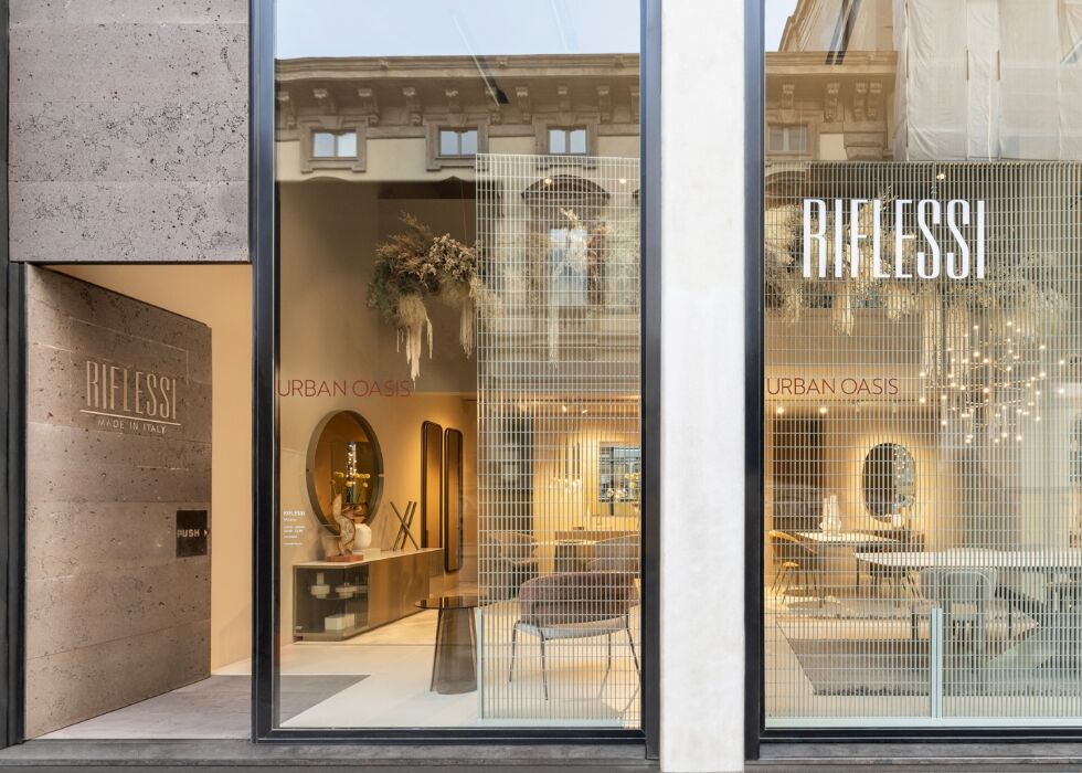 Negozio arredamento design Milano - Riflessi
