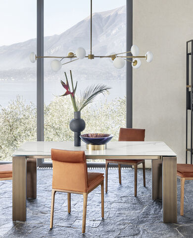 Lampadario di design moderno, lampada a sospensione - Ramy, Riflessi