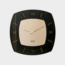 Orologio quadrato di design a specchio bronzato quadrato Sanremo, Riflessi