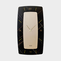 Orologio di design a specchio bronzato rettangolare Sanremo, Riflessi