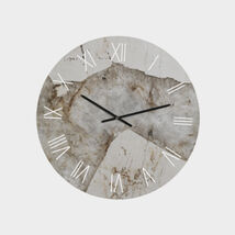 Orologio da parete rotondo in ceramica - Portorotondo - Riflessi