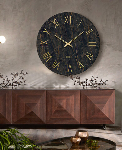Orologio rotondo d'arredo moderno - Riflessi