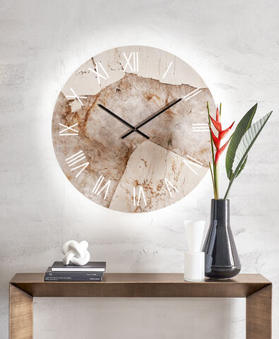 Orologio Moderno da Parete Rotondo  - Portorotondo, Riflessi