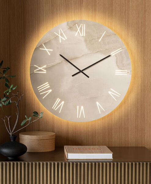 Orologio rotondo da parete moderno - Portorotondo - Riflessi