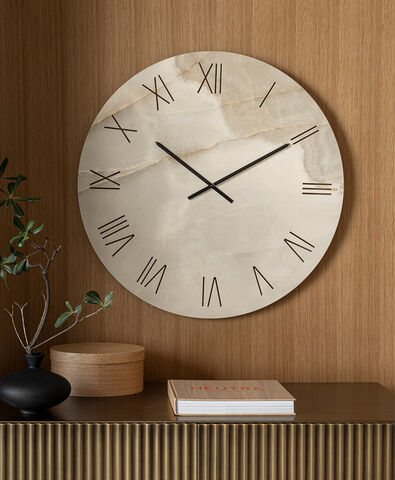 Orologio rotondo da parete moderno di design - Portorotondo - Riflessi