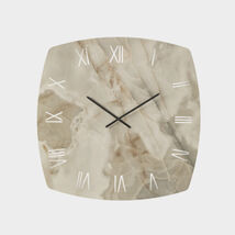 Orologio da parete quadrato di design in ceramica - Portorotondo - Riflessi