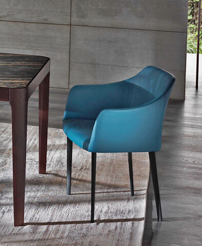 Sedie in pelle di design, moderne ed eleganti - Carmen, Riflessi