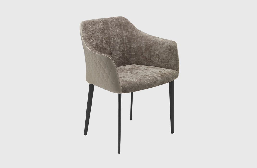 Sedia con braccioli, moderna e di design - Carmen, Riflessi