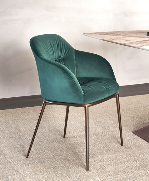 Sedie moderne di design, Sedia elegante Chic, Riflessi
