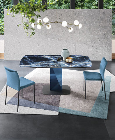 Sedia impilabile di design, schienale flessibile, elegante e moderna - Gaia Flex, Riflessi