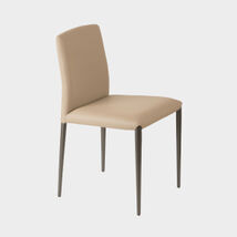 Sedia di design, bassa senza braccioli, moderna ed elegante - Aurora, Riflessi