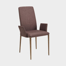 Sedie di design, alte con braccioli, moderne ed eleganti - Aurora, Riflessi