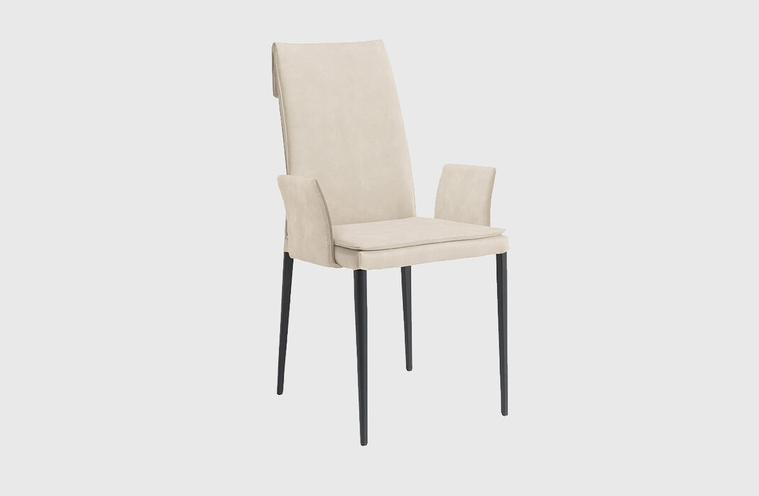 Sedia di design con braccioli, moderna e di design - Mavi, Riflessi