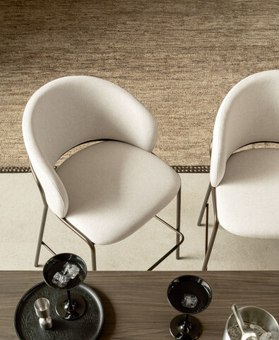 Sedie di Design per sala da pranzo, soggiorno e salotto - Vela, Riflessi