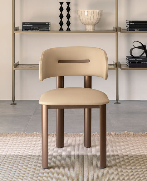 Sedia di design per salotto moderno - Velvet, Riflessi