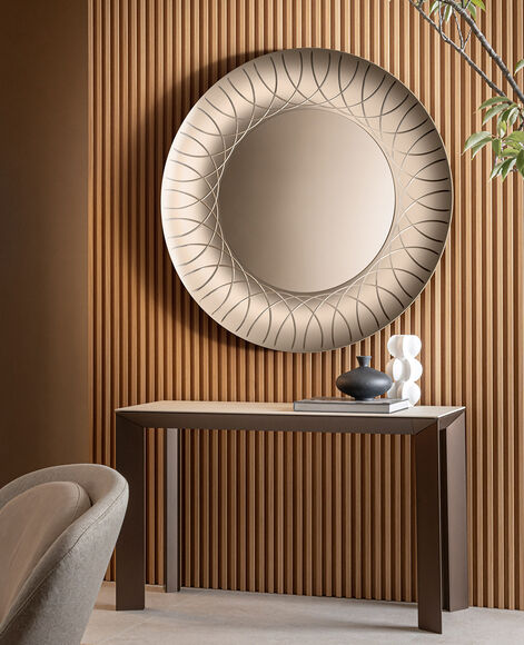 Grande specchio rotondo - Vanity, Riflessi