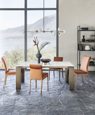 tavolo allungabile in ceramica