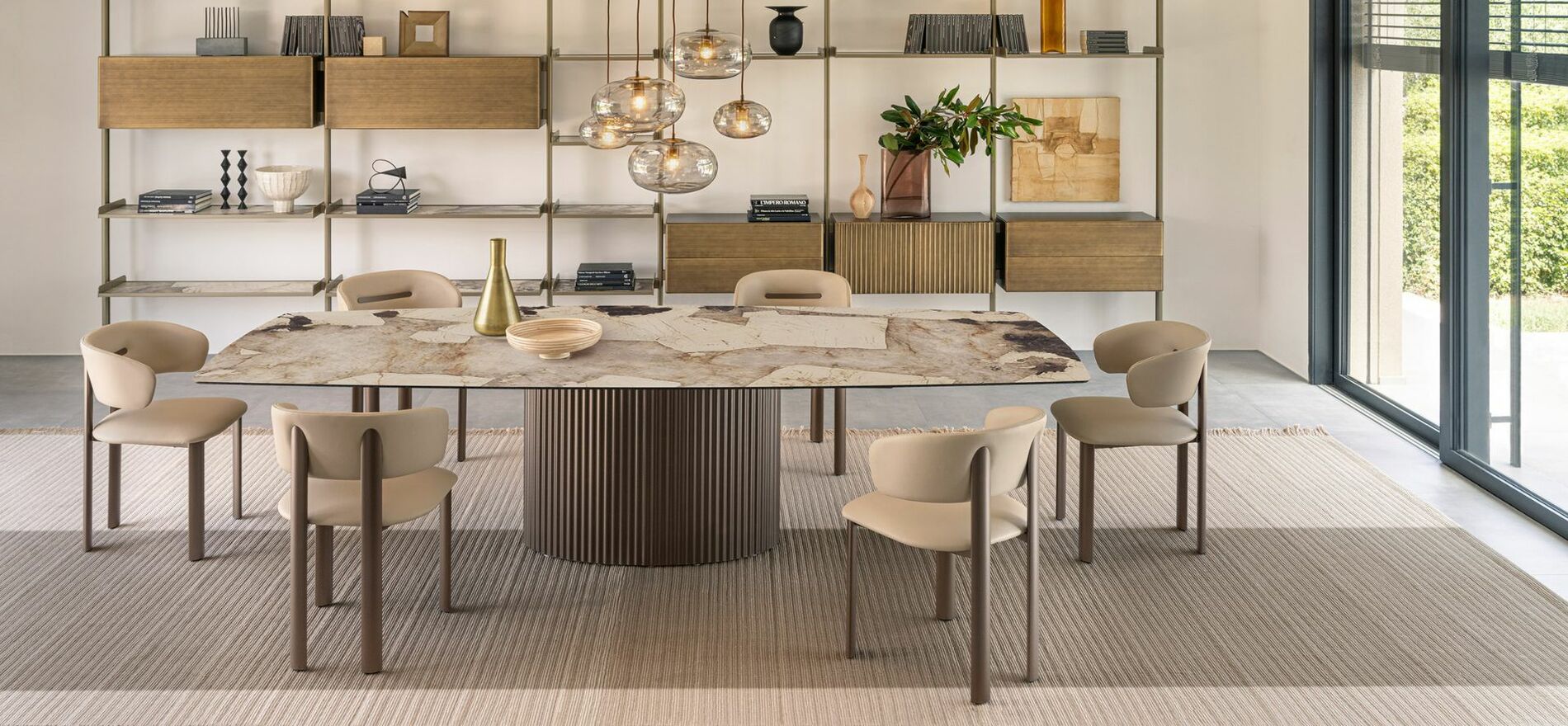 Tavoli moderni di design soggiorno  - Enea, Riflessi