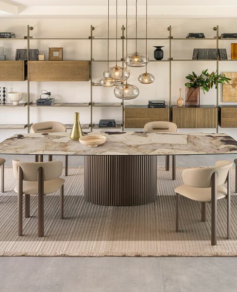 Tavoli moderni di design soggiorno  - Enea, Riflessi